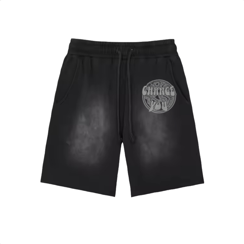 Change You Acid Wash Shorts