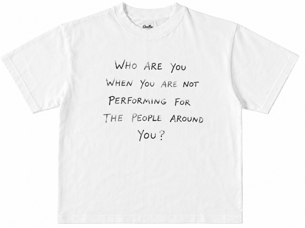 "Who Are You" Black Tee