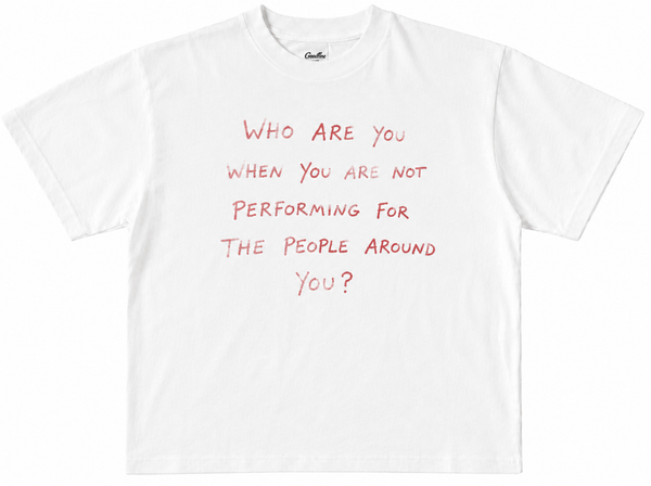 "Who Are You" Red Tee
