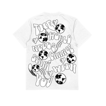 Change You White Tee