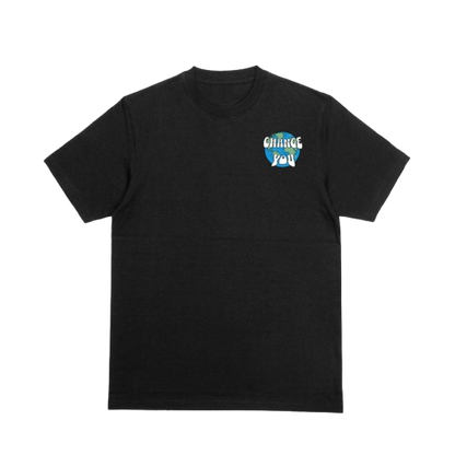 Black Change You Puff-Printed Tee