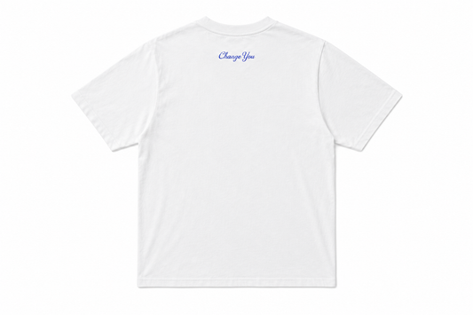 "Who Are You" Blue Tee